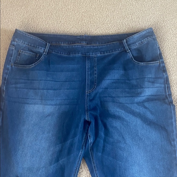 XLARGE HALARA FLEX BAGGY WIDE LEG DISTRESSED JEANS - Picture 5 of 8